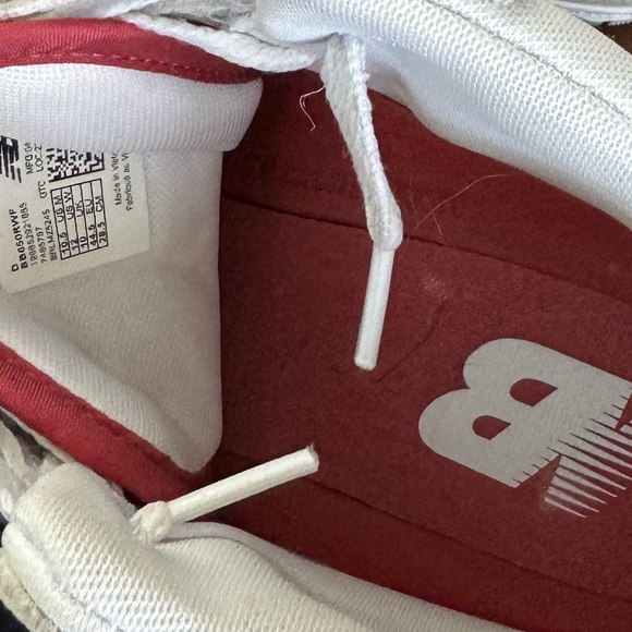 High top new balance 650 red/white color way - Picture 3 of 5